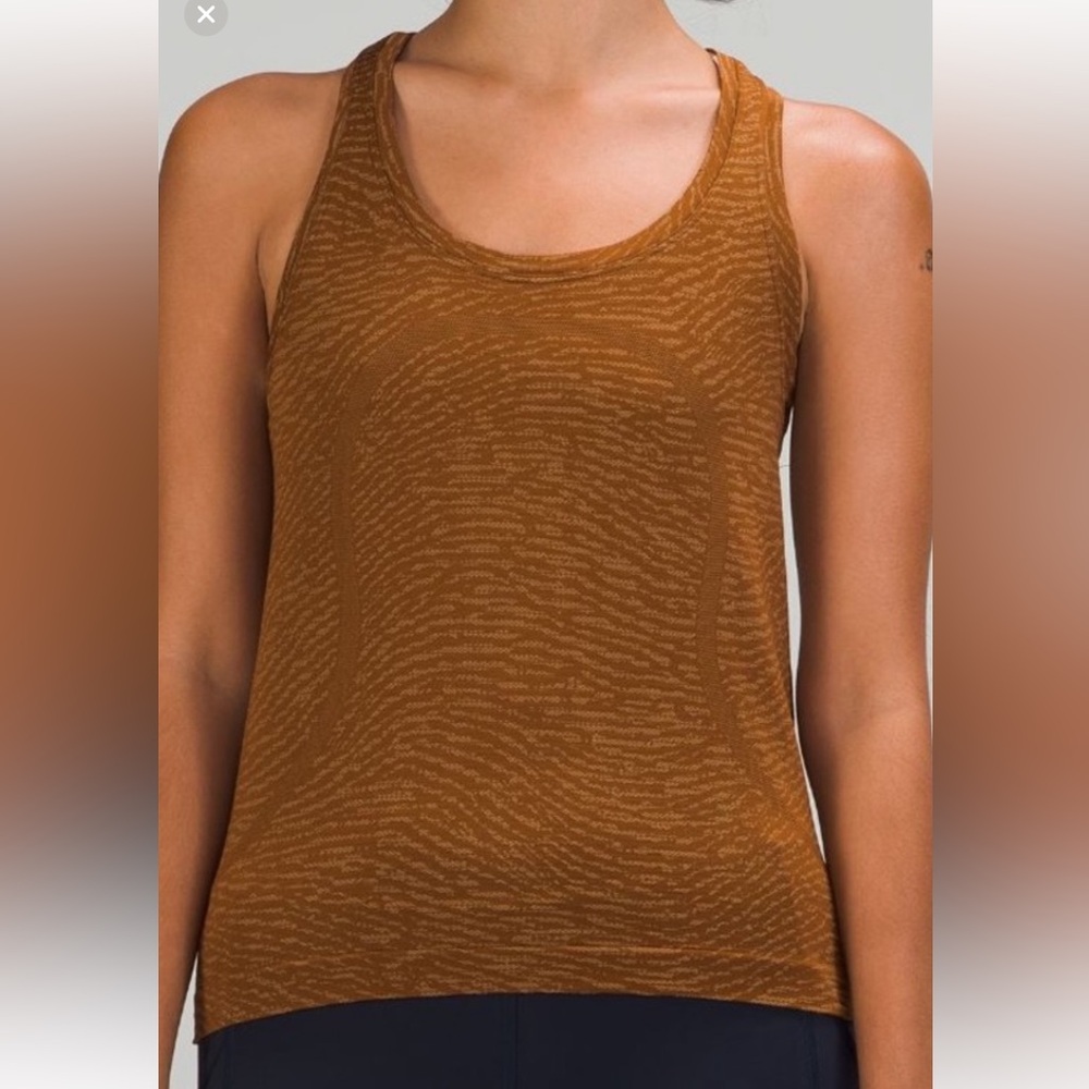 lululemon athletica Brown Tank Top
